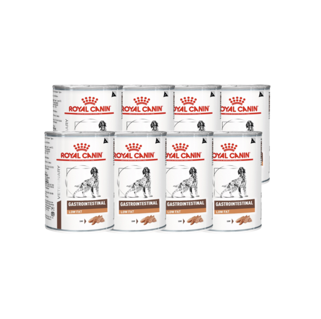 Royal Canin Gastrointestinal Low Fat 385 gr - Paquete de 8 latas -
