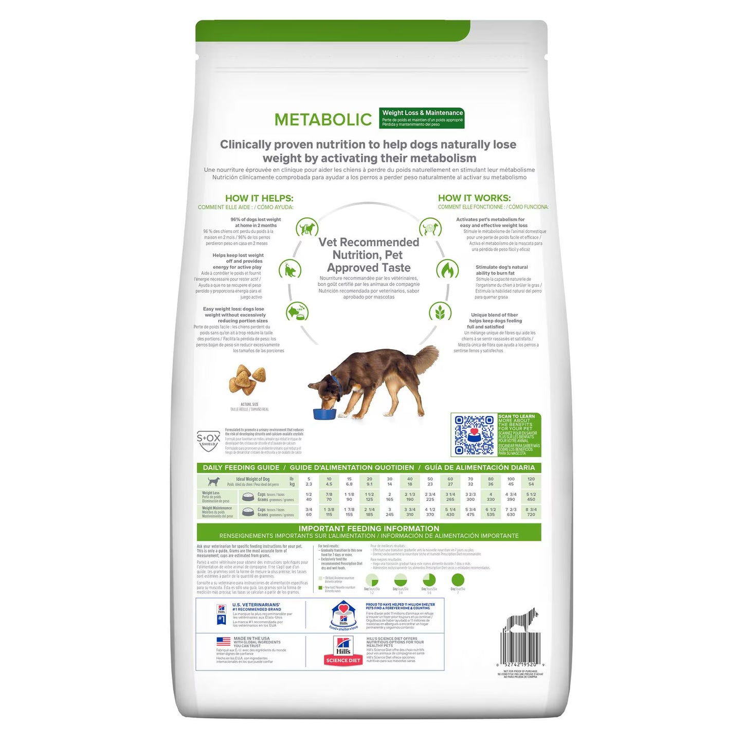 Hill's Prescription Metabolic Weight Loss & Maintenance 12.5 kg