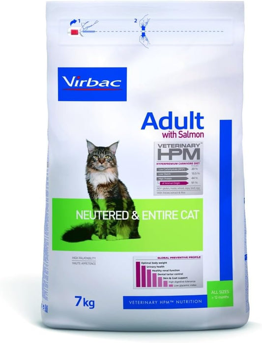 Virbac Adult Cat Salmon Neutered & Entire